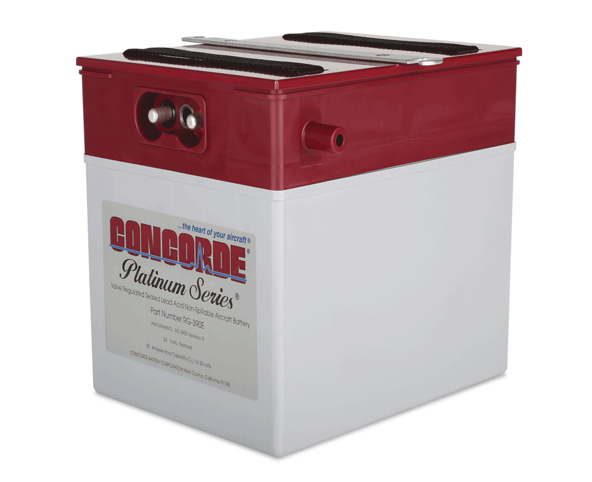 photo of a Concorde RG390E aviation Battery