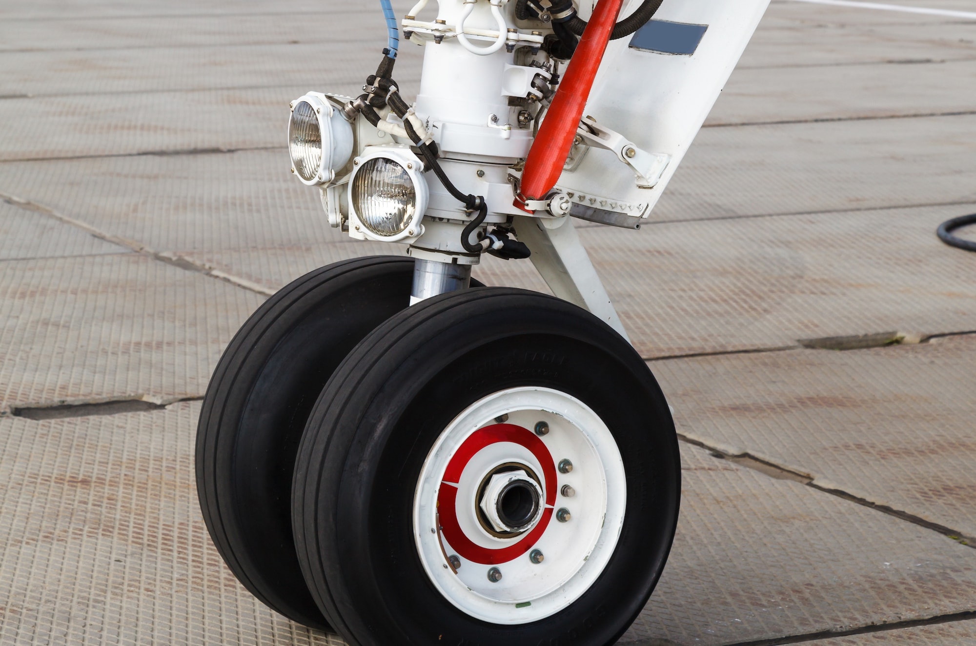 Landing gear parts and supplies: nose wheel, tires Landing gear parts and supplies: nose wheel, tires